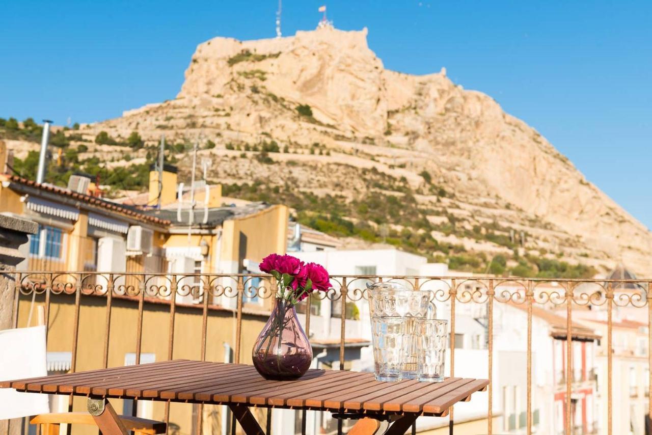 Alc - Stylish Studio With Fantastic Terrace, Old Town Alicante Zewnętrze zdjęcie