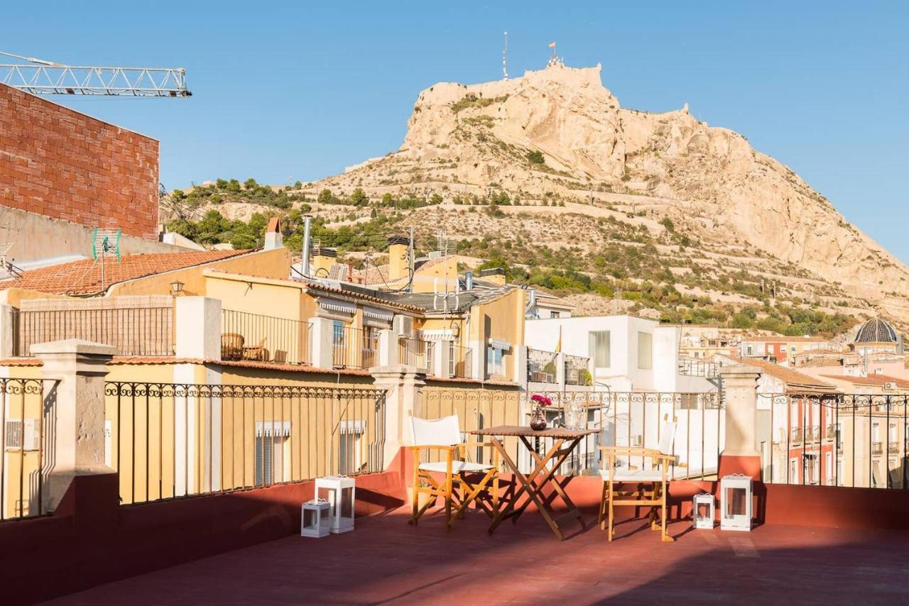 Alc - Stylish Studio With Fantastic Terrace, Old Town Alicante Zewnętrze zdjęcie